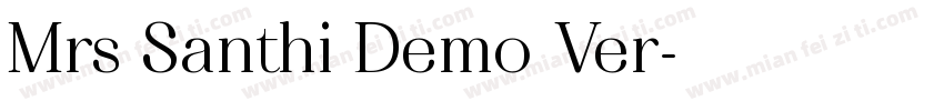Mrs Santhi Demo Ver字体转换